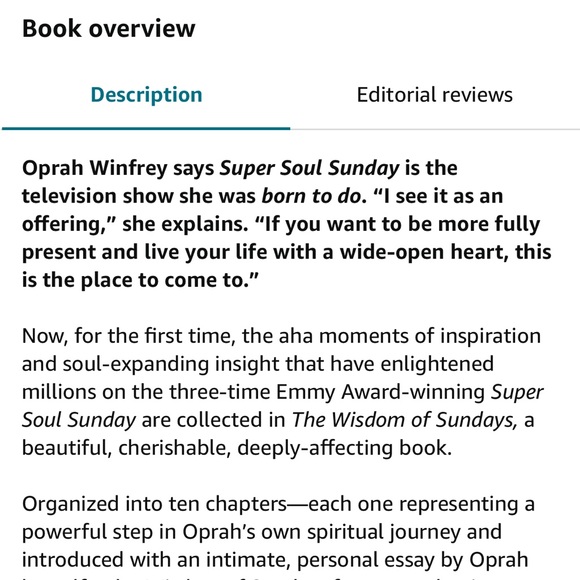 🆕 The Wisdom Of Sundays By Oprah Winfrey - Picture 7 of 7